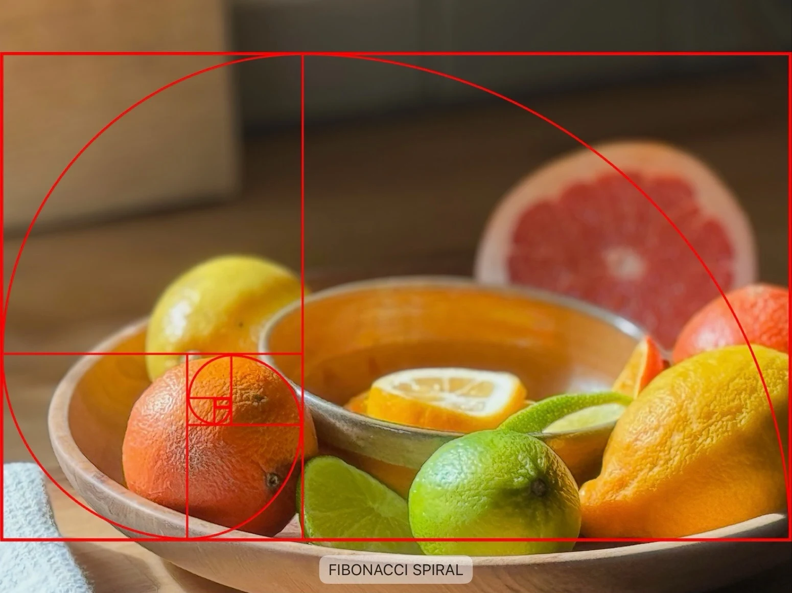 Fibonacci Spiral discovery 1 — grapefruit as unexpected protagonist