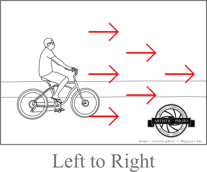 Left to Right artistic composition