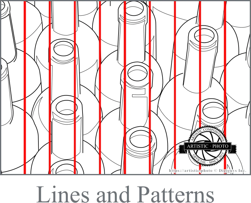 Lines and Patterns artistic composition